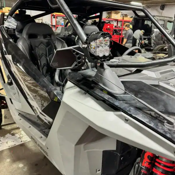 polaris rzr pro r with baja designs lp4 light