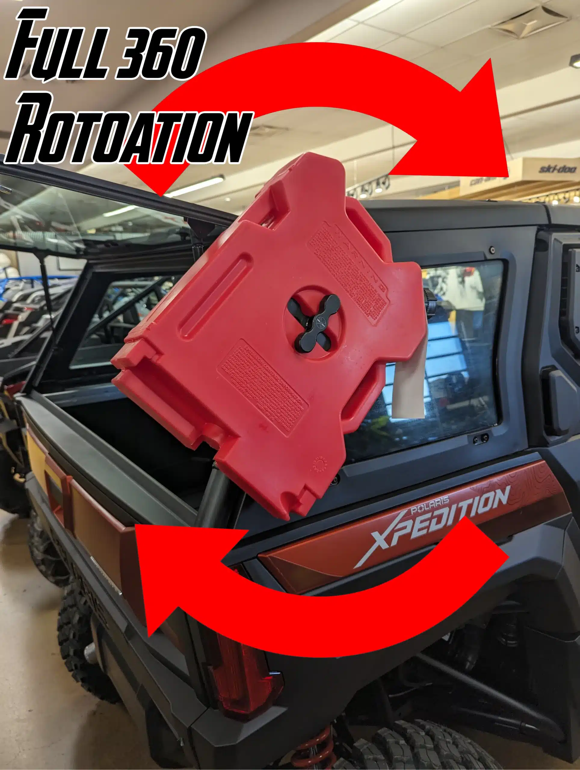 pro-fit rotopax mount profiled cage