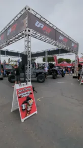 UpFit UTV display at Sand Sports Show