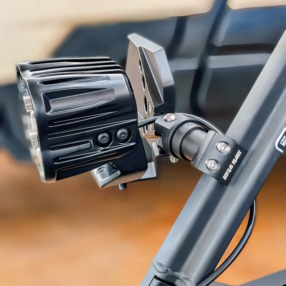 Pro-Fit side view mirror with pod light