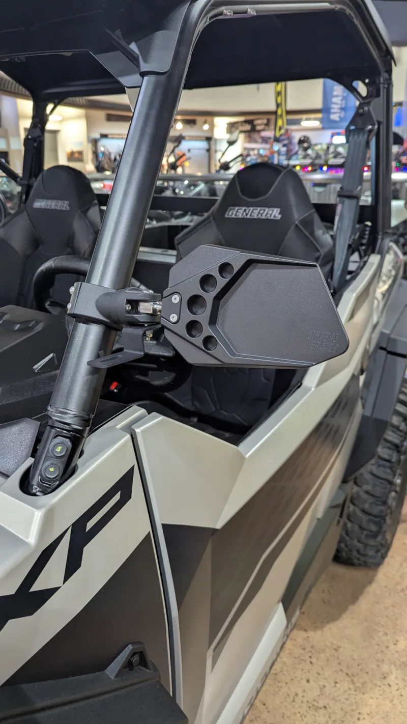 Dirtbag Brands Mirror-02 mounted on a Polaris General