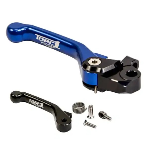 Husqvarana and sherco braktec front brake lever blue Torc1 Vengeance Flex with backup blade