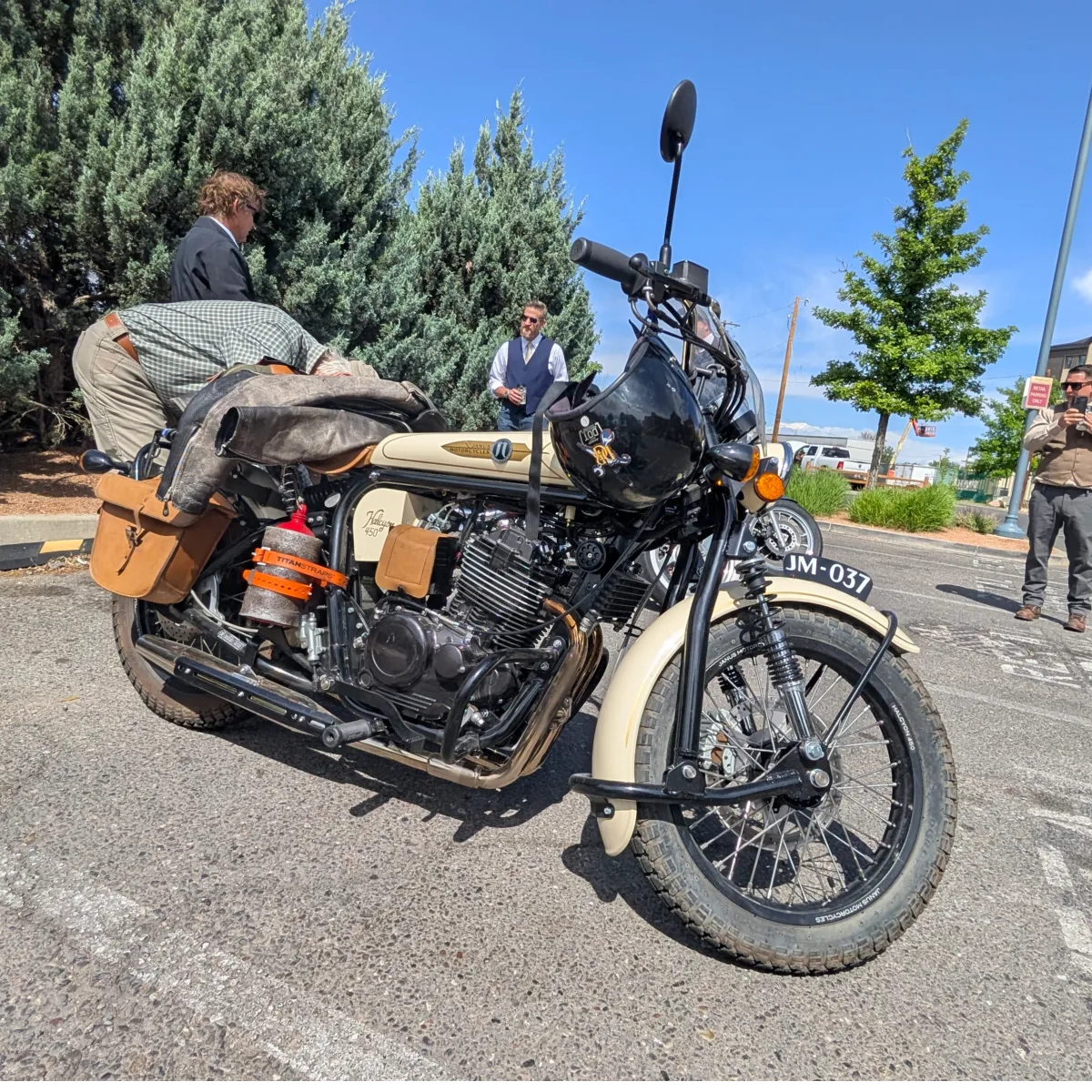 Classic motorcycle at Distinguished Gentlemans Ride in Grand Junction Colorado May 17th 2026