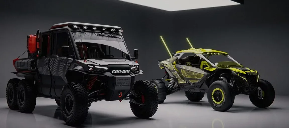 2027 Can-Am Defender Prerunner and Maverick X-Ray concept vehicles