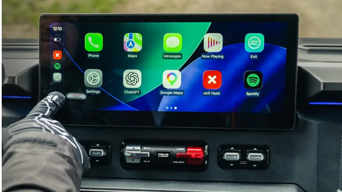 2027 CF Moto RideSync Touchscreen