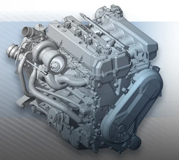 Dibujo del motor del Polaris RZR Pro R Boost Furystar 2027