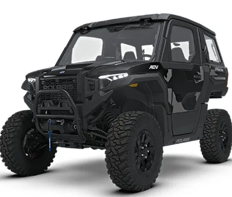 2027 Polaris XPEDITION ADV NorthStar shown with enclosed cab and factory adventure equipment