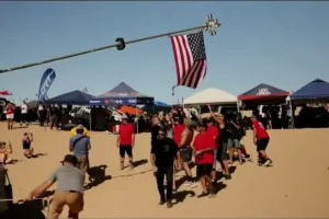 glamis veterans flag raising ceremony