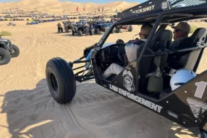 law enforcement in sand car in glamis