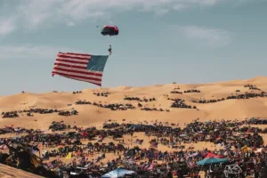 glamis vetereans ceremony for flag raising